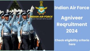 Agniveer Airforce 2024 recruitment ke liye